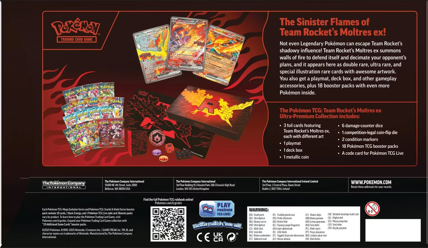 Team Rocket's Moltres EX Ultra Premium Collection