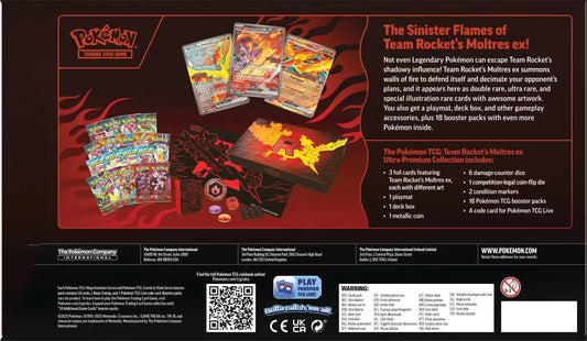 Team Rocket's Moltres EX Ultra Premium Collection