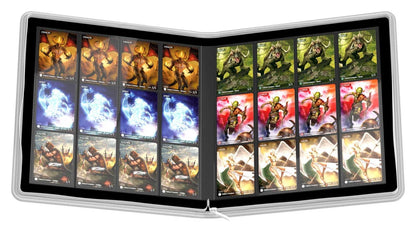 Ultimate Guard QuadRow Zipfolio 480 Card 24-Pocket Xenoskin Binder