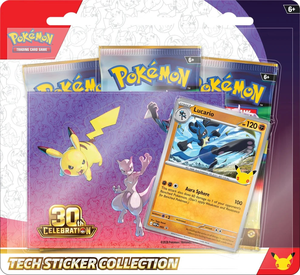 30th Celebration Tech Sticker Collection Forhåndsbestilling (MAX 1 PER PERS)